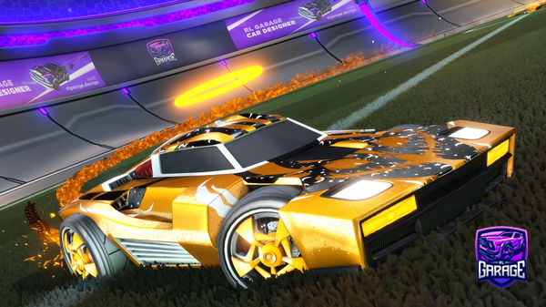 A Rocket League car design from jojo21