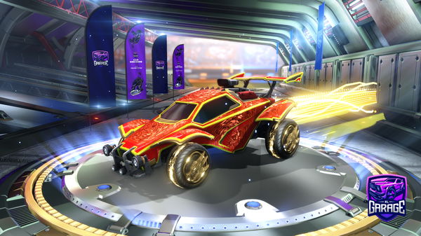 A Rocket League car design from Flxmes214