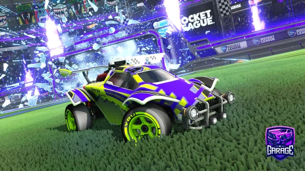 A Rocket League car design from VIL1OO