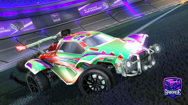 A Rocket League car design from DrippyZilla