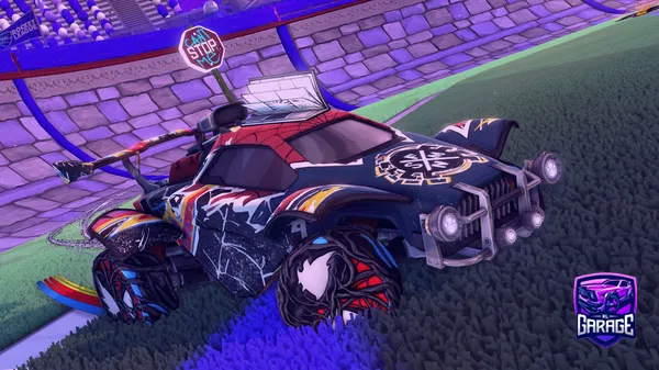 A Rocket League car design from XudiBTB2