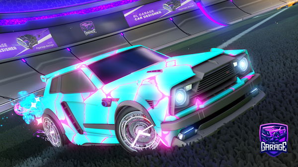 A Rocket League car design from streetcat911