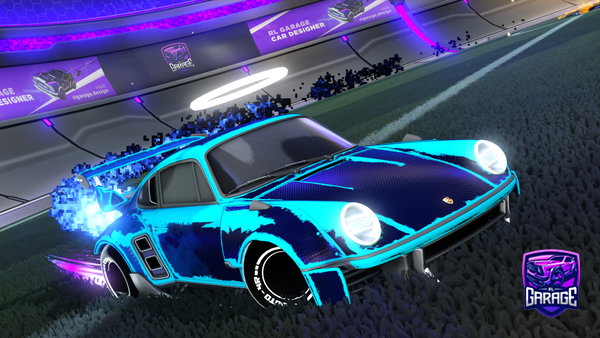 A Rocket League car design from BADshroud9