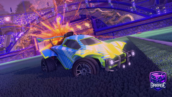 A Rocket League car design from King_Marley