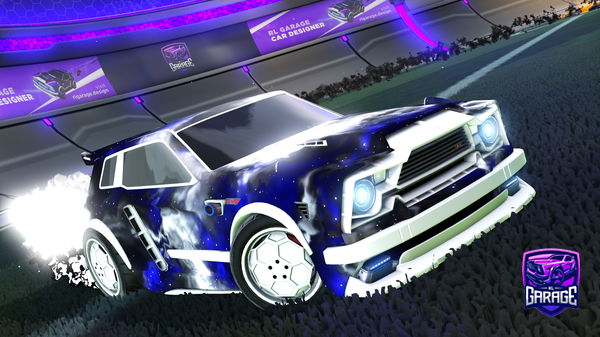 A Rocket League car design from skurva