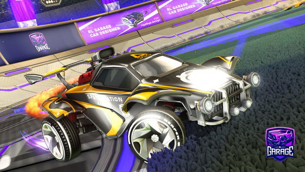 A Rocket League car design from Stevoo522