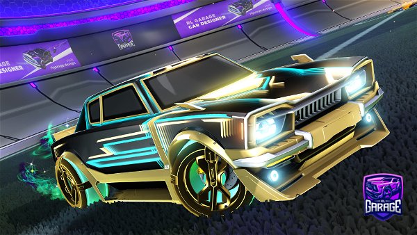 A Rocket League car design from ZiffoxeRL