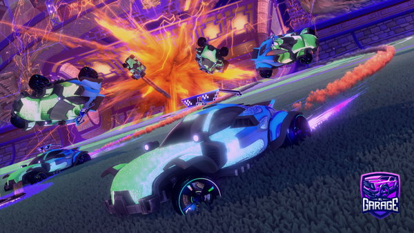 A Rocket League car design from Topglider