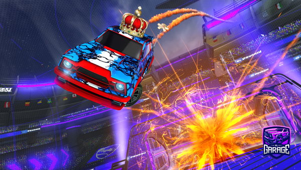 A Rocket League car design from culoypene
