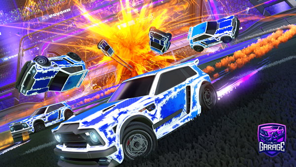 A Rocket League car design from supernova2647