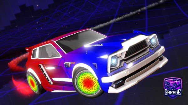 A Rocket League car design from Fowellart