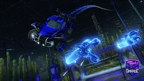 A Rocket League car design from Ghost69JW