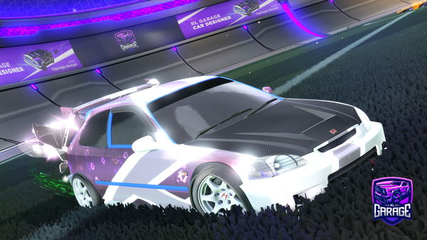 A Rocket League car design from Cami_is_ok