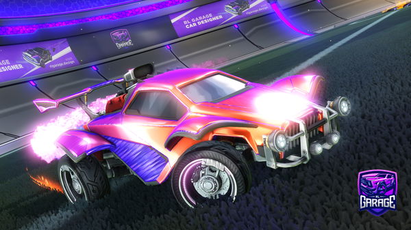 A Rocket League car design from Vulka