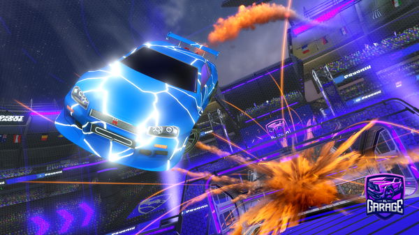 A Rocket League car design from Smecherpestenoapte