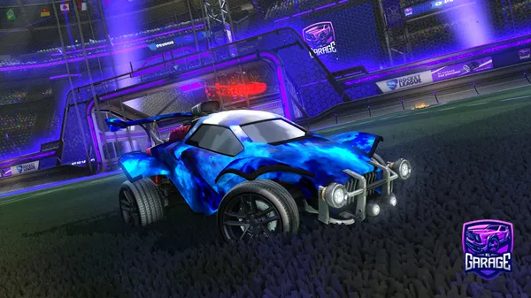 A Rocket League car design from Vibemaxx