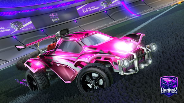 A Rocket League car design from Wbnoskill