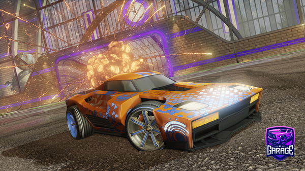 A Rocket League car design from Wizzy_61