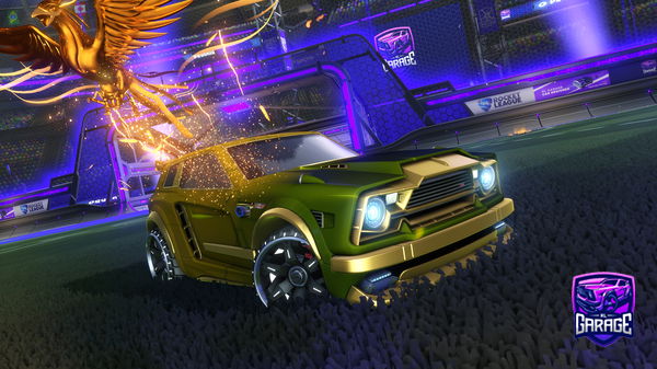 A Rocket League car design from DrAg0N75