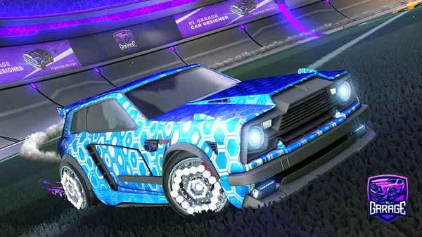 A Rocket League car design from tepih