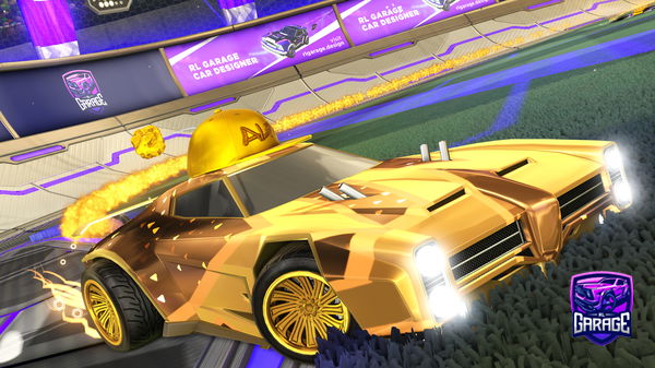 A Rocket League car design from SWIZZNALDO