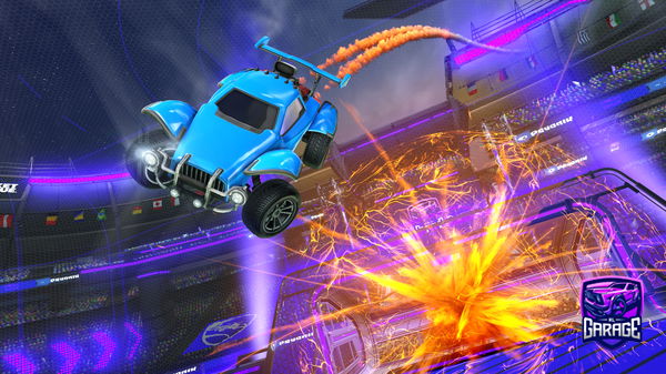 A Rocket League car design from Pulco7