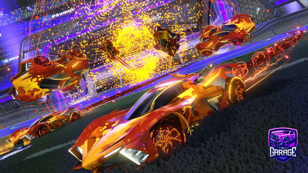 A Rocket League car design from zobraaaa