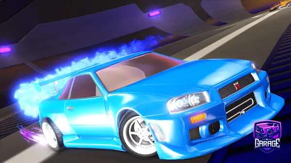 A Rocket League car design from SW1FT-