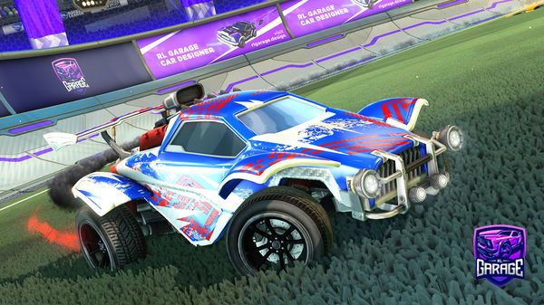 A Rocket League car design from nh2seven