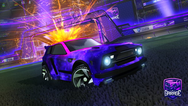 A Rocket League car design from 1berto00