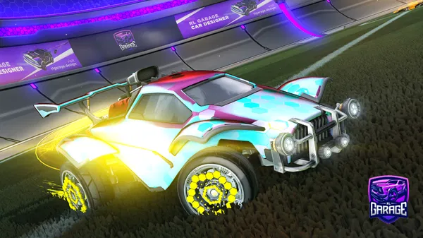 A Rocket League car design from Jasonkami
