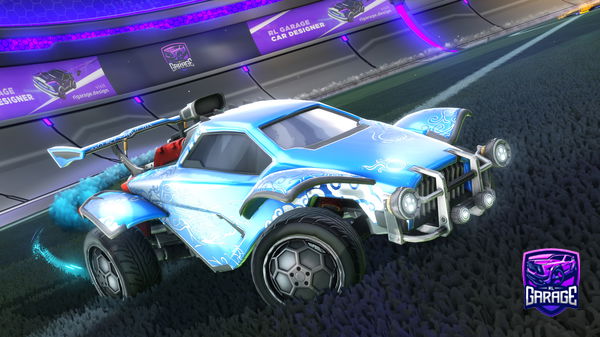 A Rocket League car design from Qjad