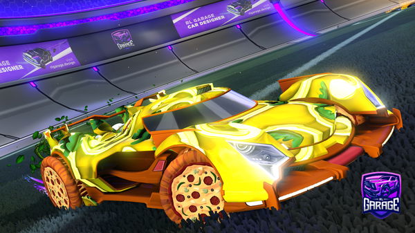 A Rocket League car design from poppylaloppy