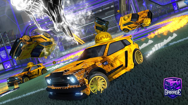 A Rocket League car design from plumbobson