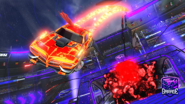 A Rocket League car design from Squishy3800