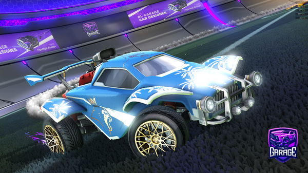 A Rocket League car design from daddydolf