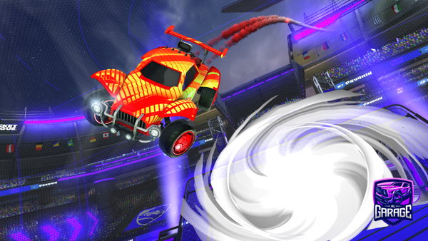 A Rocket League car design from RocketBisq