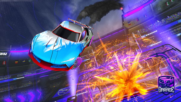 A Rocket League car design from nikvar_