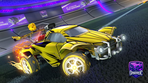 A Rocket League car design from C0mandoLando