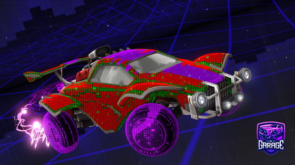 A Rocket League car design from Shooteo2313