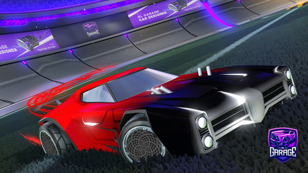 A Rocket League car design from Cosplash