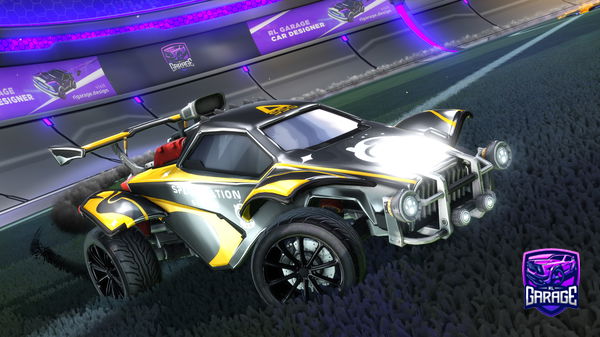 A Rocket League car design from CrimsonCars