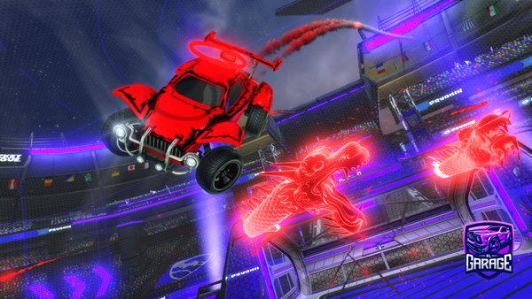 A Rocket League car design from WantedTWoctane