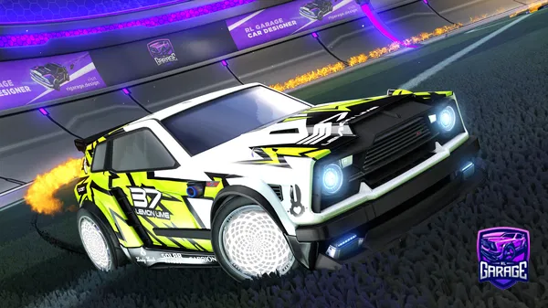 A Rocket League car design from Poweredplayer