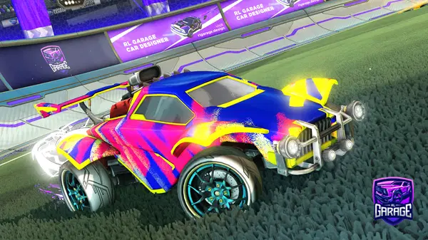 A Rocket League car design from ckeyzonyt