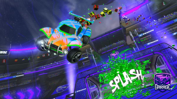 A Rocket League car design from Jajabinks123