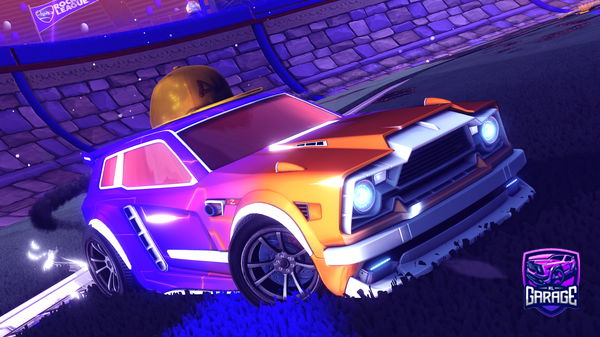 A Rocket League car design from ilikenike