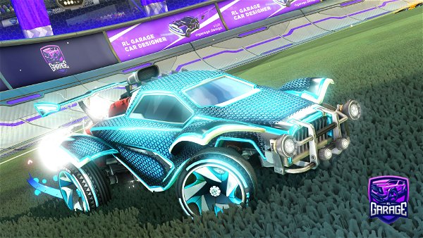 A Rocket League car design from Wolfybad