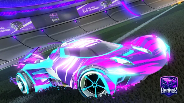 A Rocket League car design from ShockyBoi76