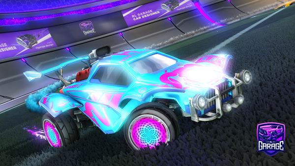 A Rocket League car design from always_12